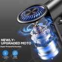 MBTTODF Cordless Vacuum Cleaner, Stick Vacuum Cordless Rechargeable with Power Suction, Up to 40-Min Runtime, Lightweight Vacuum Cleaners for Home, Hardwood Floor,Pet Hair,Carpets,Tile(Blue)