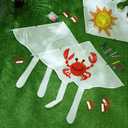 Libima 100 Pcs DIY Blank Kites for Kids Bulk Large Kite Making Kit Easy to Fly Set Party with Watercolor Pens and String Decorating Coloring Party Set for Craft Outdoor Games (Butterfly)