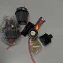 PWK28 30MM Carburetor Kit  Perfect Upgrade for Predator 196cc 212cc, Coleman Powersports CT200 BT200 MB200, KT196 Twister, 80T Go Kart (BLACK)