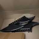 Motorcycle Floorboards Set Driver Passenger Footboards Front Rear Foot Pegs Fit For Harley Touring Road Glide Electra Glide Street Glide Softail Dyna (Black)