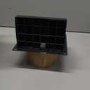 Hon&Guan 4 Inch Dryer Vent Cover Outside with Removable Mesh, Wall Mount Extractor Vent with Rubber Cushioned Non-Return Flap, High Quality Iron Outside Dryer Vent Cover for House (Black)