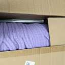 10PACK Purple Baskets for Gifts Empty, 12"x 8"x 5" Woven Gift Baskets with Gift Bags and Bows, Empty Gift Baskets for Christmas, Baby Gift Basket for Nursery, Shelf Small Storage Basket with Handles