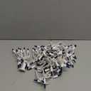 Novelty Lights 11 Feet 50 Bulb Incandescent Mini Light String, Blue with 2.5-Inch Spacing on White Wire, UL Listed Commercial Grade Indoor/Outdoor Mini Lights, Connectable End-to-End