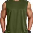 COOFANDY Men's Sleeveless Shirt Quick Dry Workout Tank Top Gym Muscle T Shirts Sport Athletic Tanks Moisture Wicking, Medium