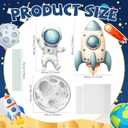 3 Pcs Baby Shower Birthday Decorations Large Cutouts Gender Reveal Sign 1st Birthday Party Centerpieces for Baby Shower Party Supplies Photo Booth Props Backdrops Decor(Outer Space,Large)