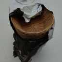 DAJAVE 20 Pack Plastic Oval Basket, 9x6.9x2.36 Inch Woven Bread Baskets Food Serving Baskets, Food Storage & Fruit Basket for Party, Kitchen, Restaurant, Display Decor(Light Brown)