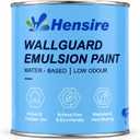 Hensire White Exterior Wall Paint for Concrete & Masonry, 170oz | Water-Based Low Odor Matte Finish Waterproof Paint for Brick, Cement, Stone & Stucco Walls Outdoor, Fast Drying