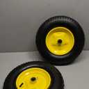 Taifa 16 Inch 2 PCS Rubber Pneumatic Replacement Tires and Wheels 4.80/4.00-8" with 3/4'' Bearing, Inflated Air Wheel for Wheelbarrow/Wagon/Hand Truck/Trolley/Garden Cart/Trailers/Dolly etc.