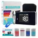 2025 Enhanced 4-in-1 Home Cholesterol & Hemoglobin Testing Kit | Cholesterol meter | Includes Test Strips (10 for Each Health Metric) & 40 Lancets