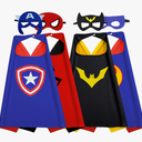 Kids Capes and Masks Boys Girls Costumes for Halloween Christmas Cosplay Dress Up