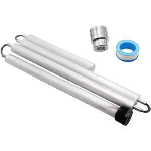 SL003 44" 3/4 NPT Magnesium Flexible Water Heater Anode Rod for Hot Water Heaters,Including 1-1/16" Hex Socket Tool and Teflon Tape for GE, Rheem, Reliance, Richmond, Kenmore Water Heater