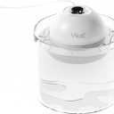 YKSI Mini Portable Humidifiers - Personal Desktop Humidifier for Travel Office Bedroom Plants with Auto Shutoff, Easy to Fill and Clean, Quiet Cool Mist Humidifier with Storage Bag, White