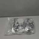 200 Sets 58mm/2.25" Button Maker Supplies, Complete DIY Supplies for Custom Buttons & Badges, Metal Covers, Metal Backs& Clear Film for Button Maker Machine, Pin Maker, Badge Button Press