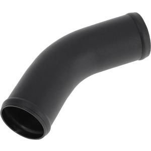 2.5" OD 45 Degree Bend 6064 Aluminum Alloy Tube Intercooler Pipe Surface Blasting Air Intake Connection Hose W/Double Bead Roll 3.9" Length Black