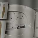 KOHLER 20110-0 Brevia, Slow Close Toilet Seat, Elongated Toilet Seat, Grip-Tight Bumpers Quick-Attach Hardware, White