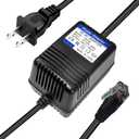 18V AC Adapter with Phone Plug Connector, Replacement Power Supply Adapter RS-1 for Rane Products with Phone Jack Connector Red RJ12 (FX-RS1)