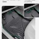 Car Floor Mats for Toyota Prius: 2004 2005 2006 2007 2008 2009 All Weather Accessories for Prius 2004-2009 Black Cargo Liner 4PCS Carpet Custom Fit for Toyota Prius 04-09 Automotive TPE Floormats