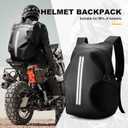 Motorcycle Helmet Backpack, Luggage Backpack for Men, Motorcycle Accessories, Motorbike Riding Bags, Bikers backpack, Large Capacity Laptop Bag