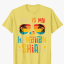 This Is My Hawaiian Shirt Tropical Luau Costume Party Hawaii T-Shirt, Small