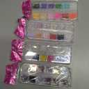 4 Boxes 3D Nail Charms Kit Rhinestones Colorful Crystals Clear Multi Shape Half Round Pearls Butterfly Diamond White Pink Craft Supplies DIY Accessories