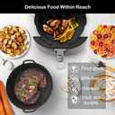 Round Silicone Air Fryer Liners 3Pack, Ninja AF101 & AF161 Silicone Liners for 4-5.3QT, Reusable Air Fryer Accessories Food Grade Liners, Compatible with Ninja, COSORI, Tefal, Bear, Chefman