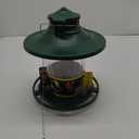 More Birds Large Lantern Bird Feeder, Lantern-Style Wild Bird Feeder, 5 Feeding Ports, 3.8-Pound Seed Capacity, Green