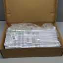 Asee'm 7.2FT White Wedding Arch Round Backdrop Stand Large Circle Metal Floral Balloon Frame for Party Anniversary Birthday Graduation Valentine Ceremony Decorations