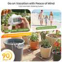 Auto Irrigation System, Battery Power Drip Watering System with Programmable Timer & Anti-Siphon Valve for 15 Indoor Outdoor Potted Plants
