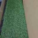 MEEXPAWS Dog Grass Pee Pads for Dogs with Tray | Extra Large 45×34 in | 2× Dog Artificial Grass Pads Replacement| Rapid Drainage | Indoor Litter Box | Hemmed Edge