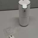 Automatic Soap Dispenser, Pure Line Touchless Hand Soap Dispensers, USB Rechargeable Electric Sensor Adjustable Dish Soap Dispenser for Kitchen Bathroom 11.8oz