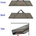 camping moon 34-inch length Canvas with Inner Cushion Pole Case Carrying Case Tripod Stand Storage Case T-500-B