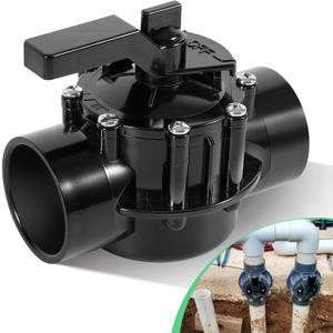 Pool Diverter Valve 2 Way 2 Inch Replacement for Jandy 4716 NeverLube Diverter Valve, 2 to 2-1/2-Inch, 2-Port Positive Seal Non- Lube Valve