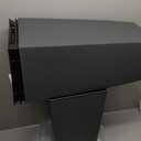 Mueller M-Resin Heavy Duty Tall Planter, Indoor/Outdoor Grande Plant, Tree, Flower Pot, 2-Piece Set, 18”, Modern Design, Built-in Drainage, Dark Grey, Size: 18 x 9"