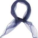 Women Fashion Ruched Detail Sheer Soft Casual Scarf