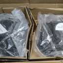 Monoprice 2-Way Carbon Fiber In-Ceiling Speakers - 8-Inch, With 15 Degree Angled Drivers, Pair, Black - Alpha Series