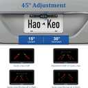 Backup Camera for Truck 7 Inch HD 2K Front Rear View Monitor kit Auto Color Image Night Vision, IP69 Waterproof DIY Grid Lines for Car/RV/Tractor/Semi-Trailers/Pickup H7