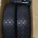 13 Tire and Wheel Flat Free, Replacement Solid Tire and Wheel Assemblies with 5/8 Axle Bore Hole and Double Sealed Bearings, 2.17-6.17inches Adjustable Centered Hub, 2 Packs