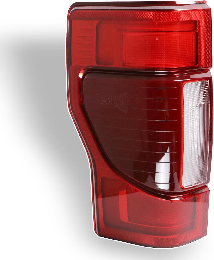 LED Tail Rear Lights W/Blind Spot Compatible with Ford F250 F350 F450 Super Duty 2020 2021 2022 Brake Taillights Lamp Assembly Left Driver Side Replace LC3Z13405E FO2800282