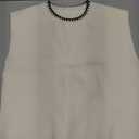 Yegthou Women Mock Neck Crochet Sweater Vest Sleeveless Tie Knot Slit Tank Knit Tops Lightweight Casual Pullover Clothes Size S