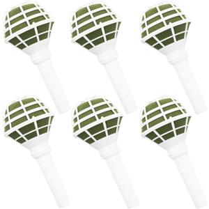Etetevntt 6 PCS Bouquet Holders Foam Floral Handle Handle Bouquet Holder for DIY Wedding Foam Bouquet Handle Flower Arrangement Wedding Bouquet Supplies