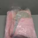 OLANLY Area Rugs for Living Room Bedroom, Machine Washable 4x5.9 ft Soft Fluffy Shaggy Bedside Rug, Indoor Floor Carpet for Kids Girls and Boys, Dorms, Nursery Rooms, Home Decor Aesthetic, Pink