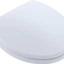 TOTO SoftCloseSlow Close Round Toilet Seat and Lid,Cotton White - SS113#01