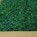 Artificial Grass Wall Panels 12pcs Lucky Clover Flower Boxwood UV Protected Faux Greenery Hedge, Privacy Fence Screen, Grass Backdrop for Outdoor Indoor Garden Party Wall Decor 16'' x 24''