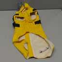 Lukovee Dog Raincoat - Waterproof Rain Jacket with Harness & Removable Hood, Reflective Double Layer Dog Rain Coat Poncho for Small Medium Large Dogs Puppy (Small, Yellow)