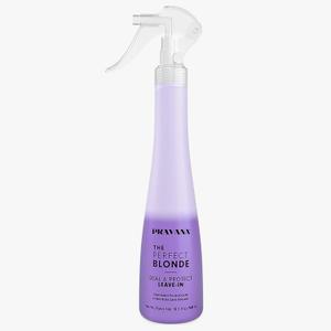 Pravana The Perfect Blonde Seal & Protect Leave-In Conditioner Spray Treatment Detangler | Neutralizes Brassy, Yellow Tones | For Color Treated Hair | Chromasilk Enhances Shine & Protection | Vegan