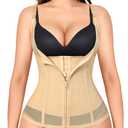 LODAY Waist Trainer for Women Corset Shapewear Waist Cincher Tummy Control Body Shaper Girdle, 2XL