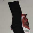 BAMS Plus Size Open Toe Compression Socks Wide Calf  Viscose from Bamboo Graduated Toeless Knee-High Support (Black, 4XL)