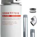 496 Fuel Tank Filter Assembly Gasoline and Diesel Water Separate 30 Micron Max 25 Gpm 150 Psi B10-AL