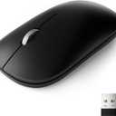 USB Wireless Mouse, 2.4G Silent Slim Cordless Computer Mouse with Metal Scroll, 1600 DPI & 24-Month Battery Life, Small Portable Optical Computer Mice for Windows macOS iPadOS Android Laptop PC