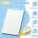 4 Pack Foam Board 24"x36", 0.23" Thick White Poster Board, Acid-Free Double Sided Foam Core Board for Presentation Art, Display, Office, School Projects, Crafting, Sign Making